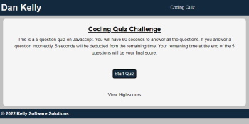 Coding Quiz