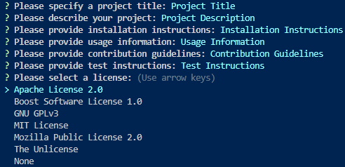 README Generator