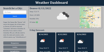 Weather Dashboard