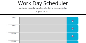 Work Day Scheduler